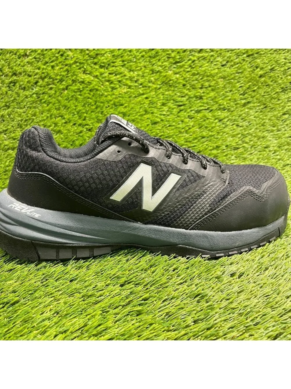 New Balance 589v1 Mens Size 10.5EE Black White Composite Toe Safety Work Shoes